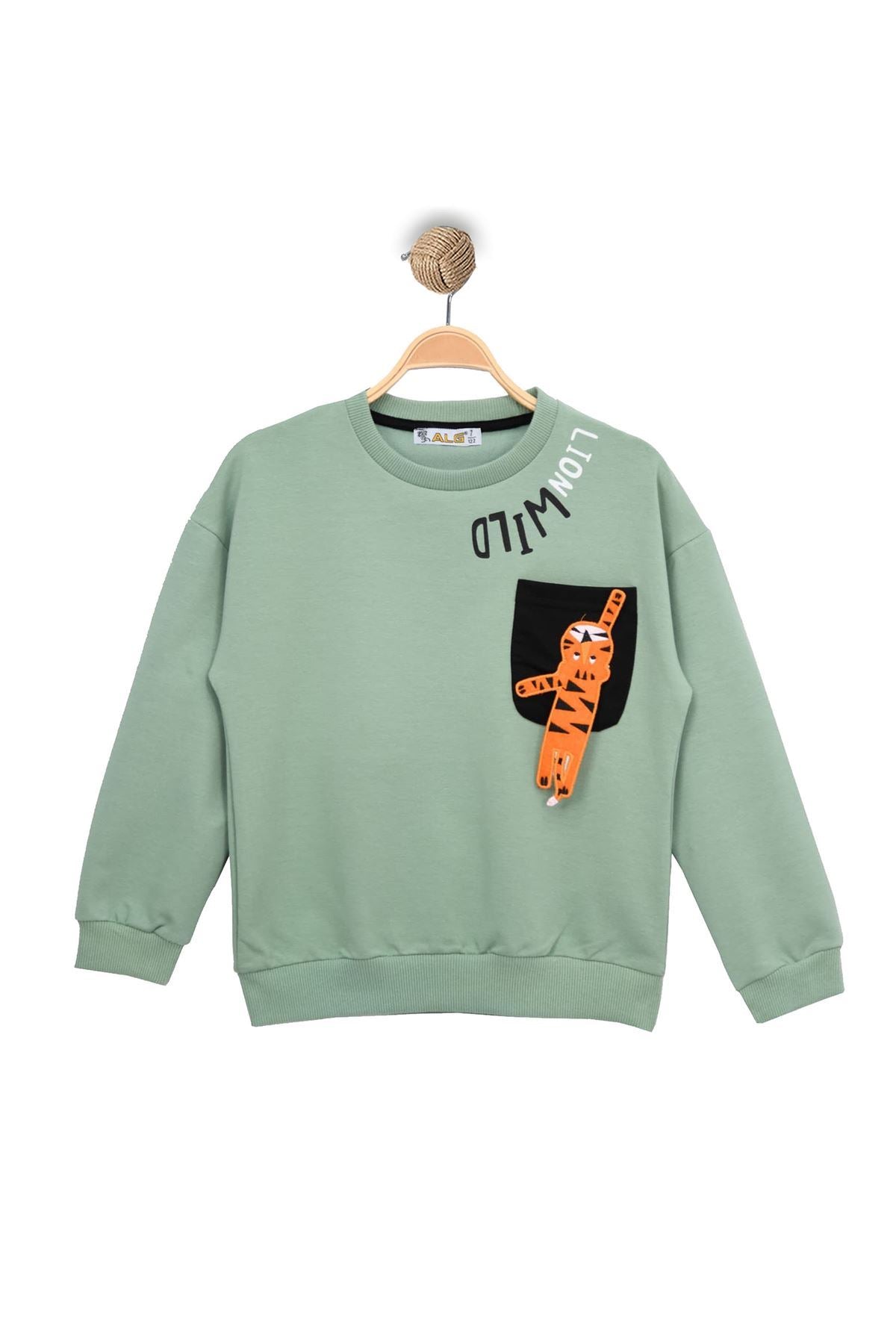 3-7 Yaş Erkek Çocuk Sweat Mint