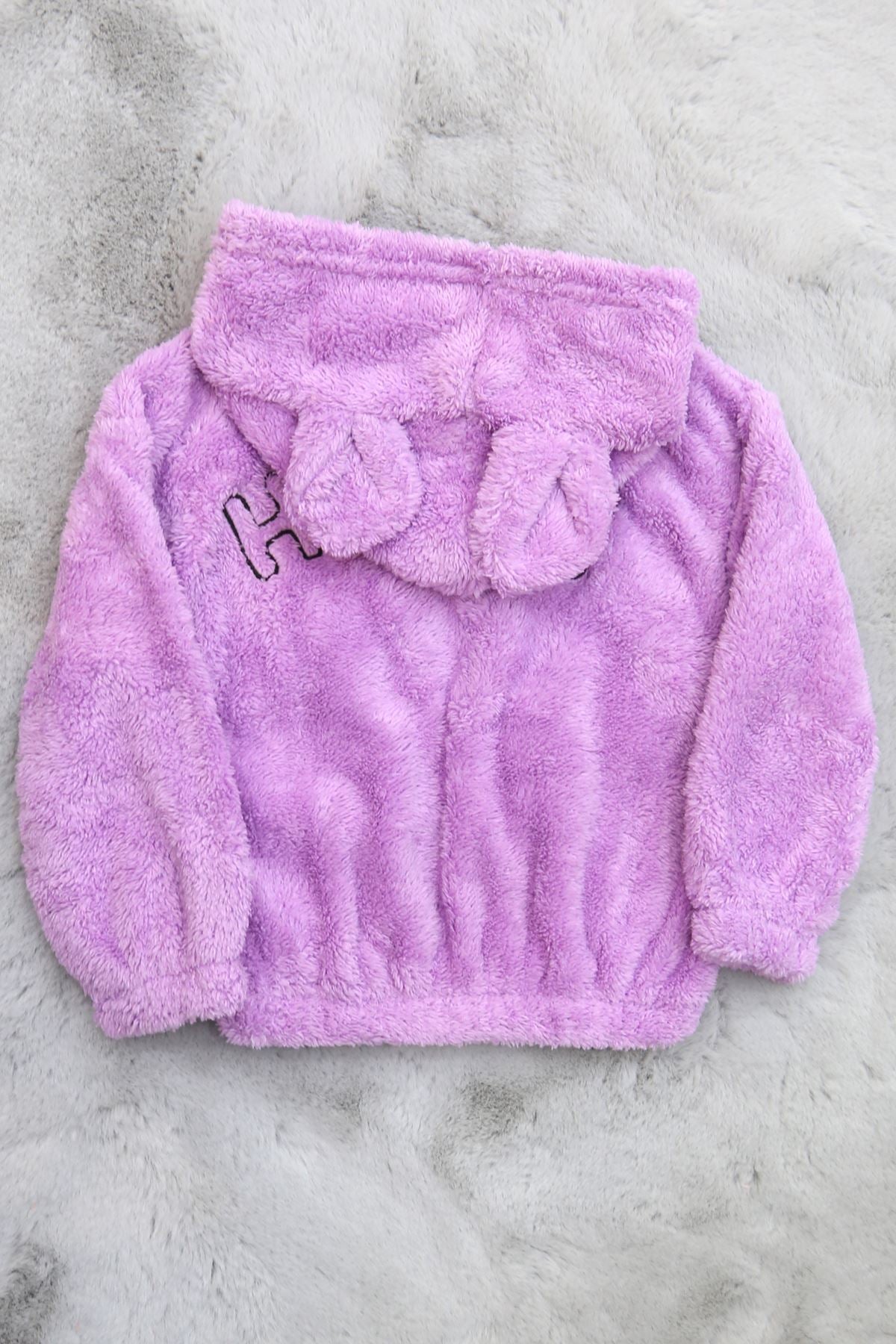 3-7 Yaş Welsoft Fermuarlı Sweat Lila