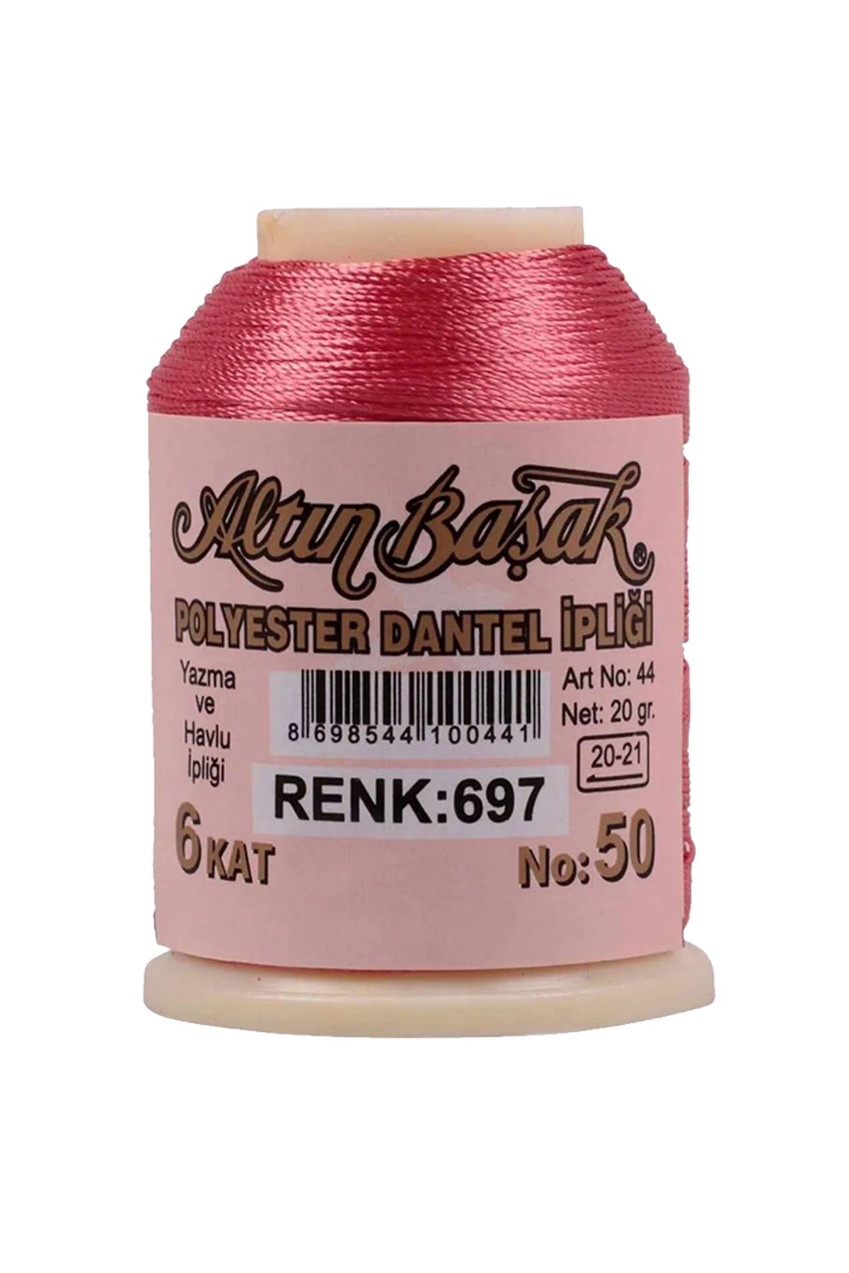 3 Adet Altınbaşak Oya ve Dantel İpi 20 gr - Turk - No: 697