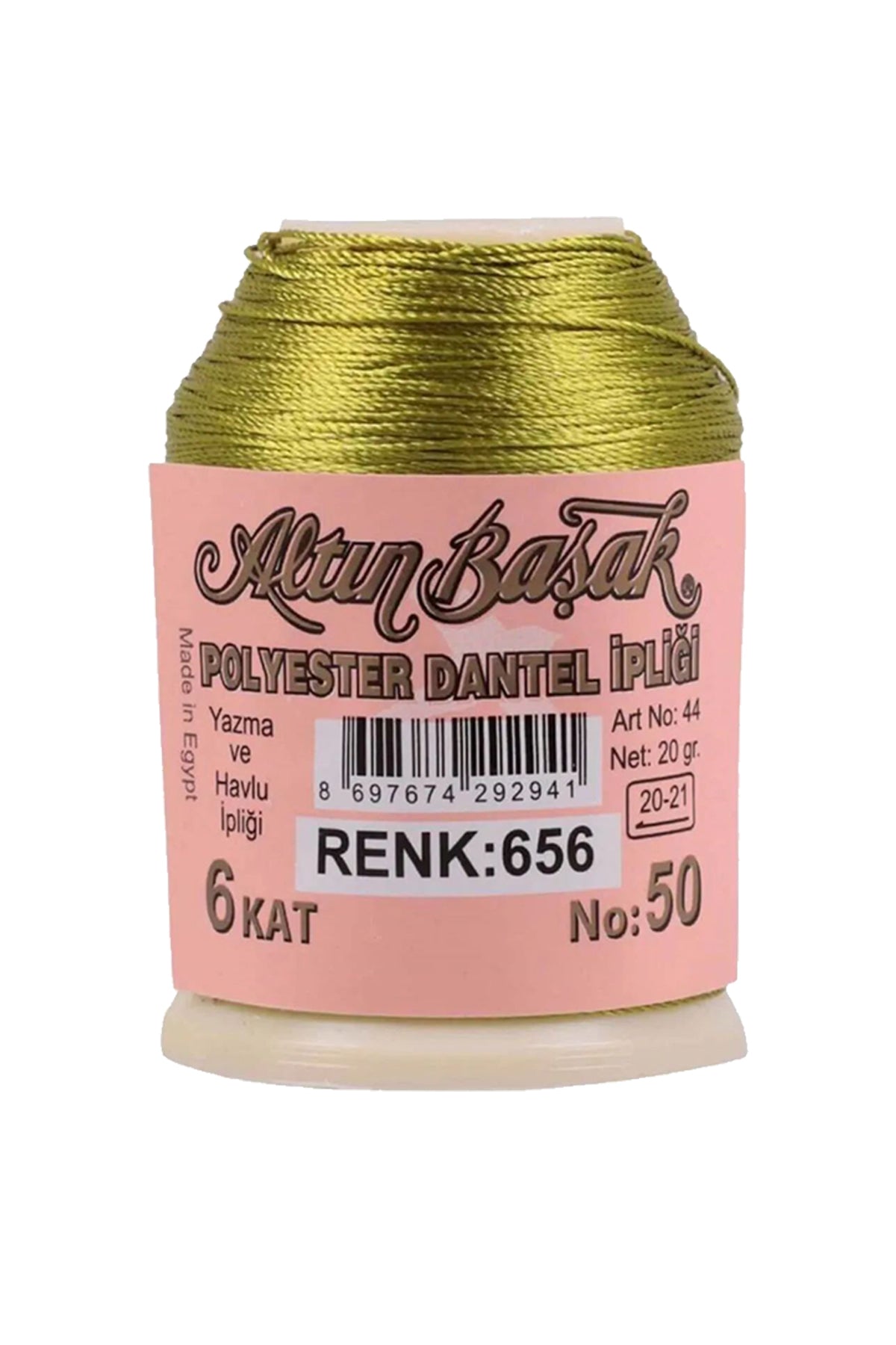 3 Adet Altınbaşak Oya ve Dantel İpi 20 gr - Turk - No: 656