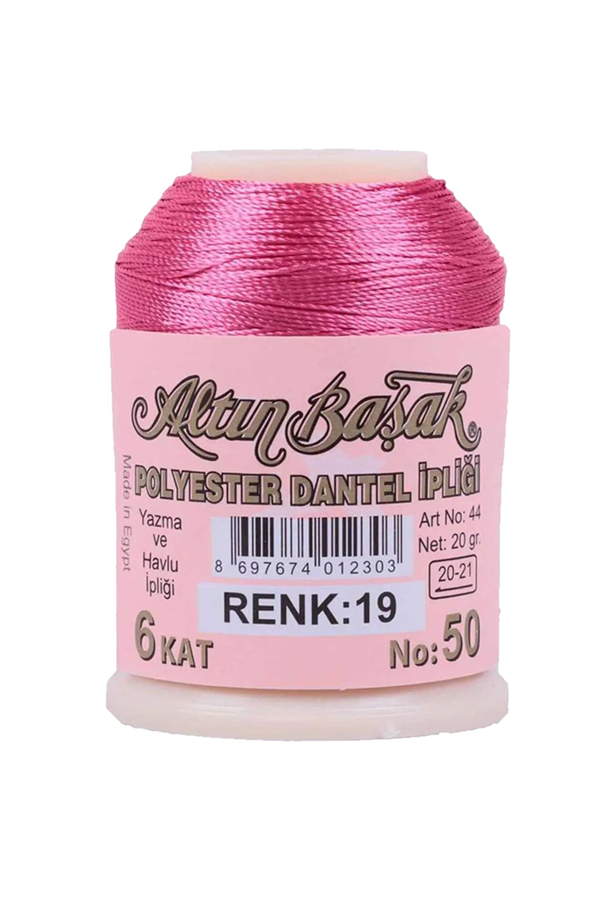 3 Adet Altınbaşak Oya ve Dantel İpi 20 gr - Turk - No: 139 - 019 - 874