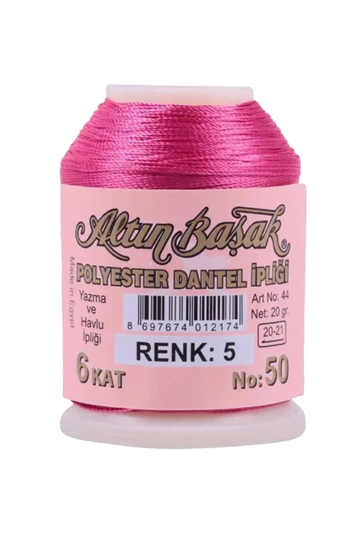 3 Adet Altınbaşak Oya ve Dantel İpi 20 gr - Turk - No: 005 - 432 - 357