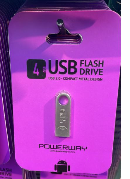 4 GB METAL USB FLASH BELLEK (4767)