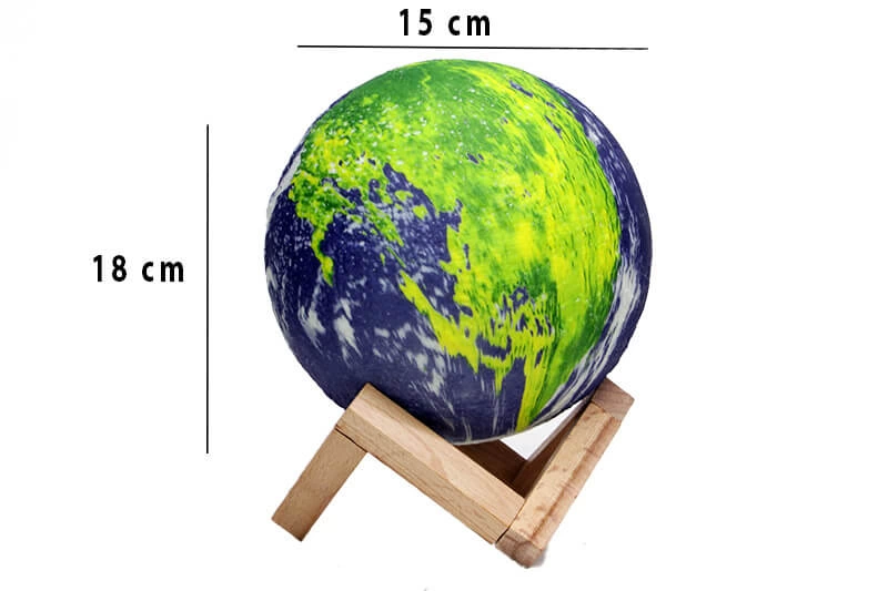 Yerküre Renkli Kumandalı 15 Cm