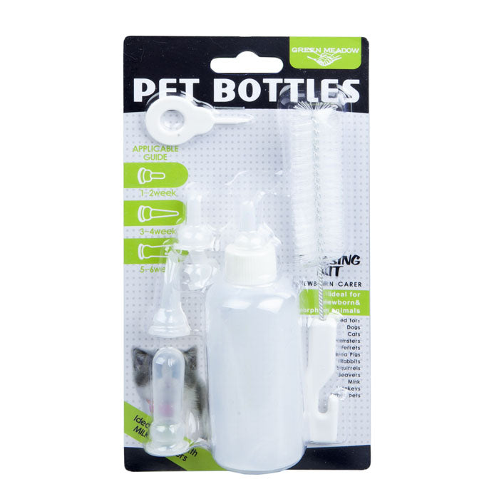 Yavru Kedi Köpek Biberon Seti 3 Yedekli 50 ml