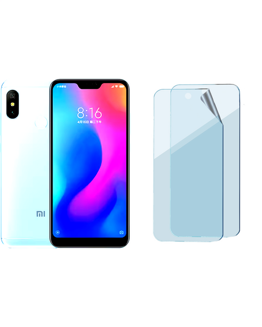 Xiaomi Redmi 6 Pro 2020 Uyumlu Uv Nano Esnek Kırılmaz Cam Ekran Koruyucu Film 8684609263275