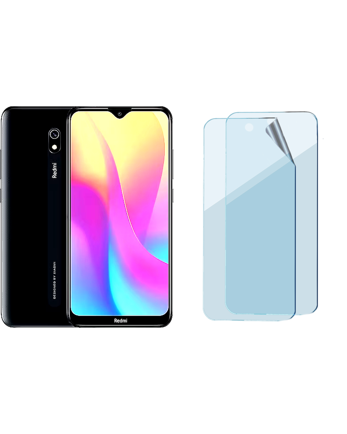 Xiaomi Redmi 8A Uyumlu Uv Nano Esnek Kırılmaz Cam Ekran Koruyucu Film 8684609263763