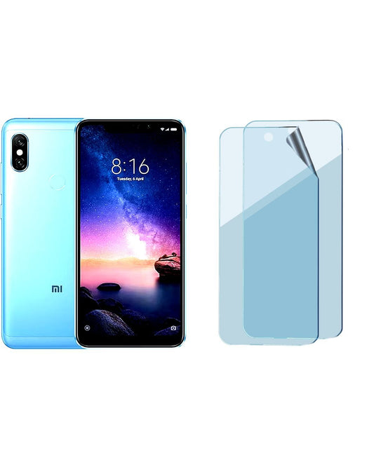 Xiaomi Redmi Note 6 Pro Uyumlu Uv Nano Esnek Kırılmaz Cam Ekran Koruyucu Film 8684609263671