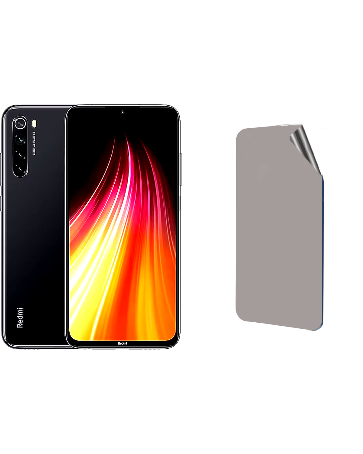 Xiaomi Redmi Note 8 2021 Uyumlu Hayalet Ekran Kırılmaz Cam Ekran Koruyucu Film 8684609383362