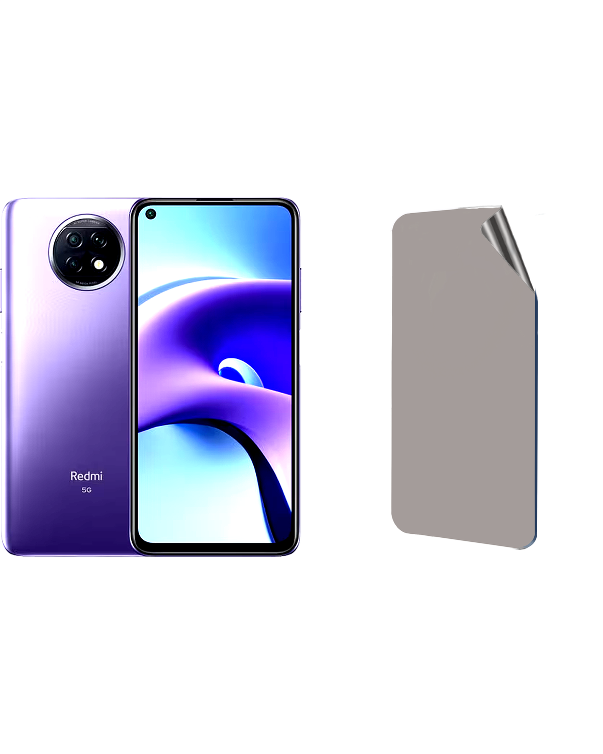 Xiaomi Redmi Note 9T Uyumlu Hayalet Ekran Kırılmaz Cam Ekran Koruyucu Film 8684609382914