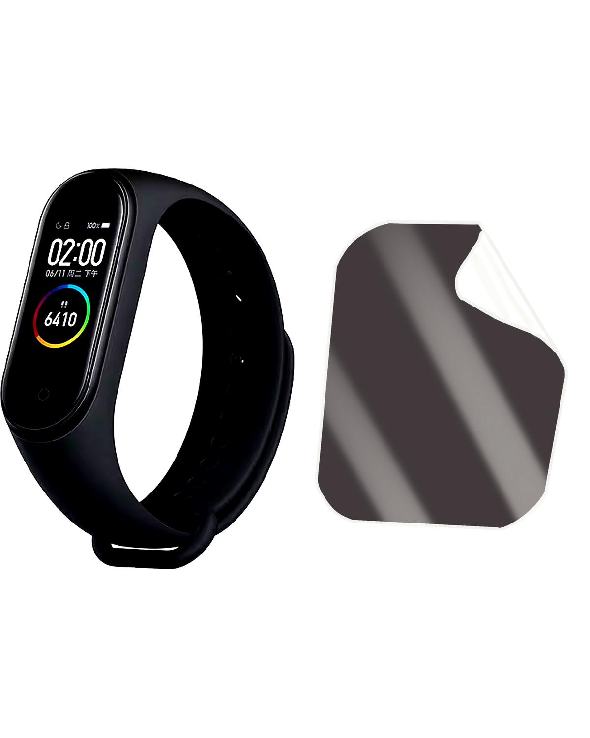 Xiaomi smart Band 4 Saat Uyumlu Matte Esnek Ekran Kırılmaz Cam Ekran Koruyucu Film 8684609346787